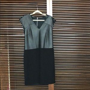 Phillip Lim Leather Top Dress-  tag missing